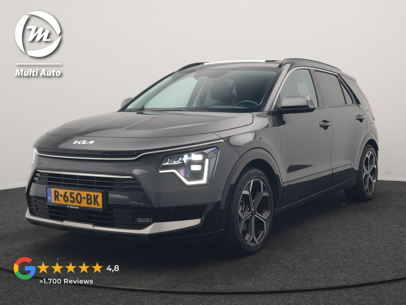 Kia Niro 1.6 GDi Hybrid ExecutiveLine PHEV 149pk | Trekhaak | Panodak | Adaptive Cruise | Head Up | Camera | Lederen Sportstoelen Memory & Ventilatie | Keyless | Apple Carplay | Stoel & Stuurverwarming | Virtual | Navigatie | DAB | 18"L.M | Plug In Hybrid |