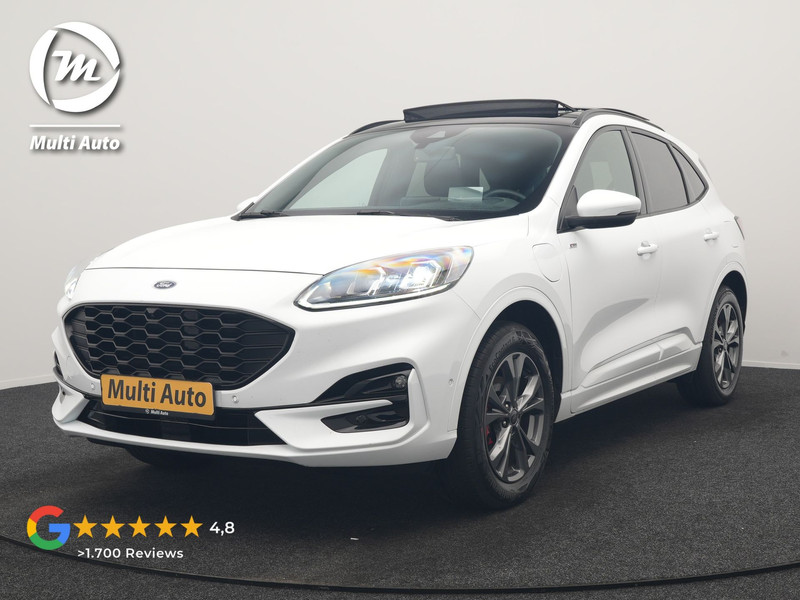 Ford Kuga 2.5 PHEV ST-Line 225pk Dealer O.H | Trekhaak Af Fabriek | Panodak | Adaptive Cruise | 360 Camera | Head Up | Sportstoelen & Stuur Verwarmd | Apple Carplay | Keyless | Pilot Assist | BLIS | Virtual | Navigatie | DAB | 18"L.M | Plug In Hybrid |