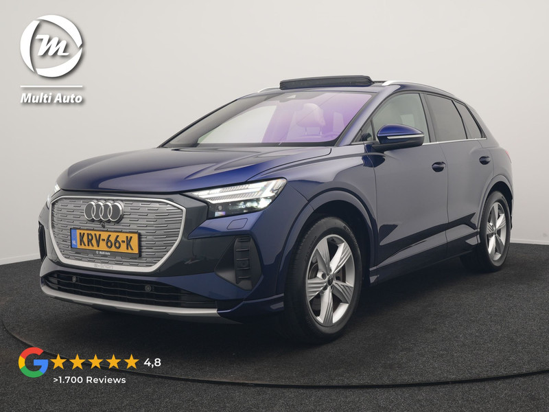 Audi Q4 E-Tron 55 Quattro Advanced edition 82 kWh 340pk | Panodak | Adaptive Cruise | Head Up | Sonos Audio | Camera | Matrix LED | Stoelen & Stuur Verwarmd | Blis | Apple Carplay | Navigatie | DAB |