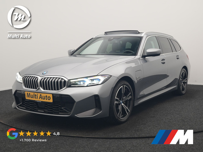 BMW 3-serie Touring 320e M Sport PHEV SOH 95,9 Dealer O.H | Panodak | Adaptive Cruise | Head Up | Camera | Lederen Sportstoelen Memory & Verwarmd | Blis | Widescreen Navi | Keyless | Apple Carplay | DAB | 18"L.M | Plug In Hybrid