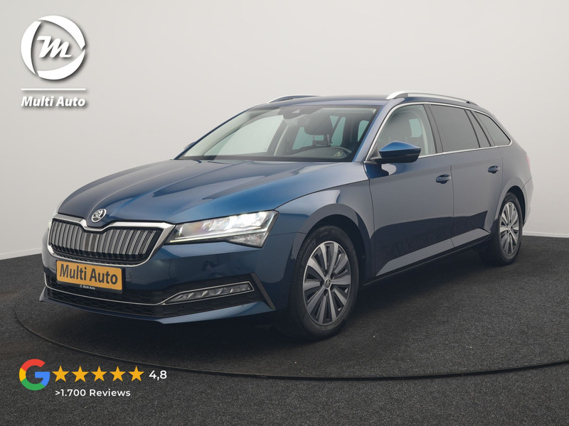 Škoda Superb Combi 1.4 TSI iV Business Edition PHEV 218pk Dealer O.H. | Adaptive Cruise | Camera | Canton Audio | Stoelen & Stuur Verwarmd | Blis | Keyless | Apple Carplay | Navigatie | DAB | Plug In Hybrid |