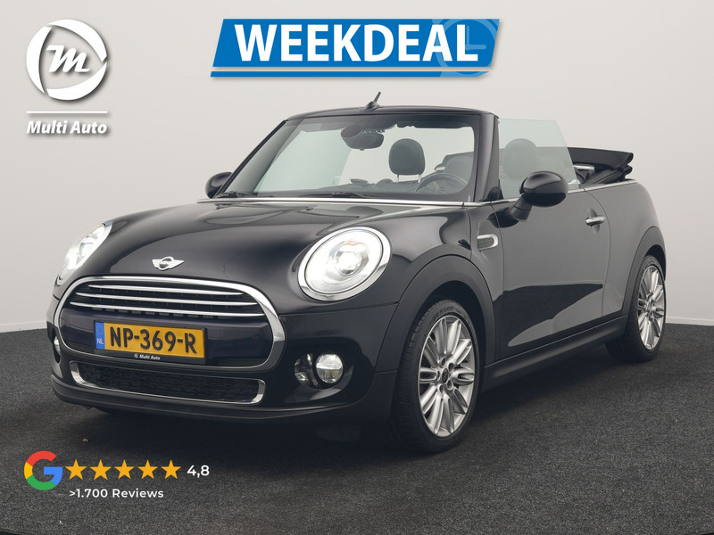 MINI Cabrio 1.5 Cooper Chili 136pk | Cruise Control | Keyless | Navigatie | Lederen Bekleding | LED Koplampen | 17"L.M |