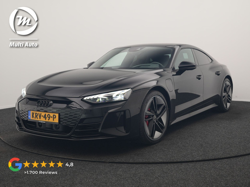 Audi e-tron GT 93 kWh 476pk Dealer O.H | Panodak | Head Up | Adaptive Cruise | Bang & Olufsen | 360 Camera | Lederen Sportstoelen Verwarmd & Ventilatie | Keyless | Blis | Navigatie | Virtual | DAB | 21"L.M |