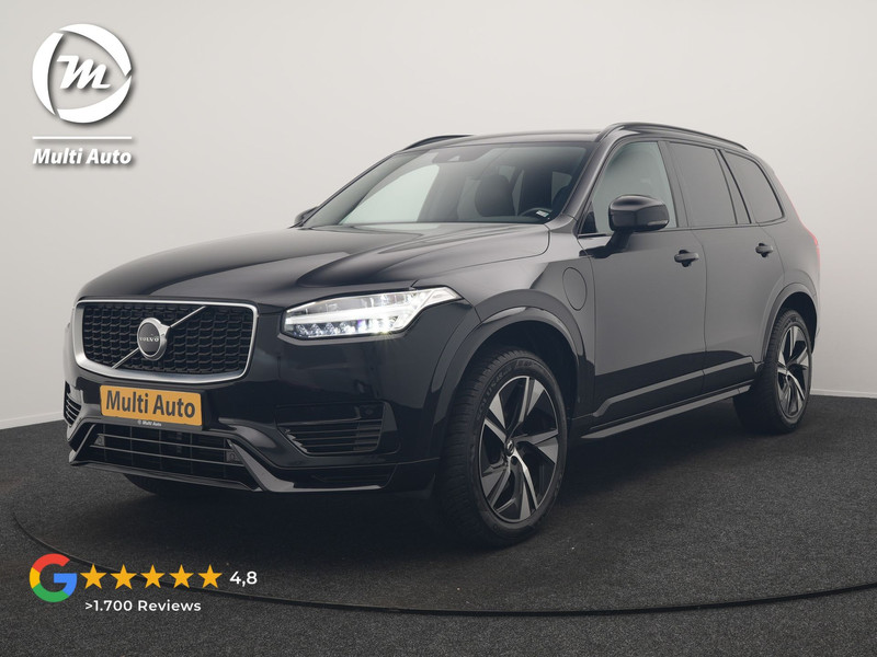 Volvo XC90 T8 Twin Engine AWD R-Design 7 Persoons PHEV 392pk Dealer O.H | Trekhaak Af Fabriek | Adaptive Cruise | Harman / Kardon | Lederen Sportstoelen Memory & Verwarmd | Apple Carplay | Navigatie | Virtual | DAB | 20"L.M | Plug In Hybrid | 