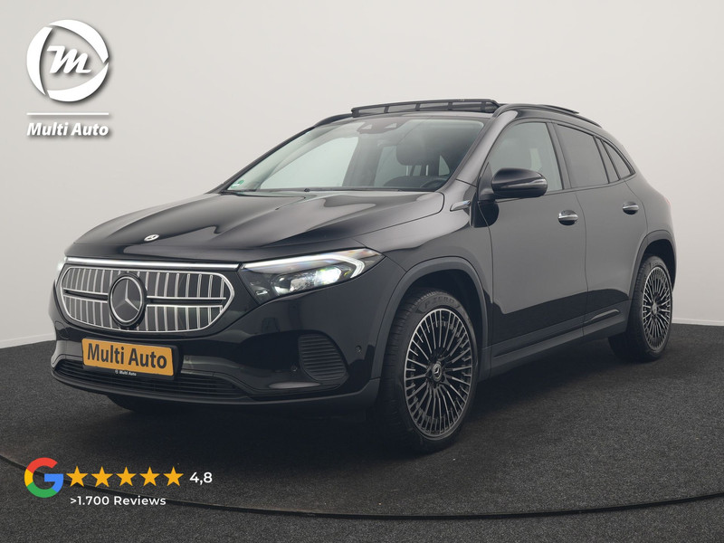 Mercedes-Benz EQA 350 4MATIC Luxury Line 69,7 kWh 292pk Dealer O.H. | Panodak | Adaptive Cruise | Camera | Lederen Sportstoelen Ventilatie & Verwarmd | Dashcam Af Fabriek | Sfeerverlichting | Keyless | Blis | Navigatie | DAB | 20"L.M |