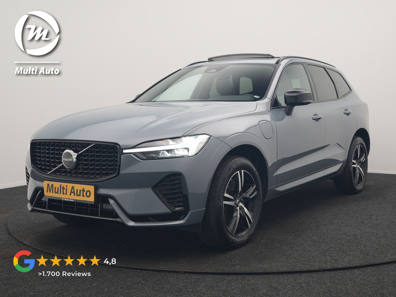 Volvo XC60 T6 AWD R-Design LONG RANGE PHEV 350pk Dealer O.H. | Panodak | Camera | Sportstoelen Memory & Verwarmd | Stuur Verwarmd | Google Assistent | Keyless | Cruise Control | Apple Carplay | DAB | Plug In Hybrid |