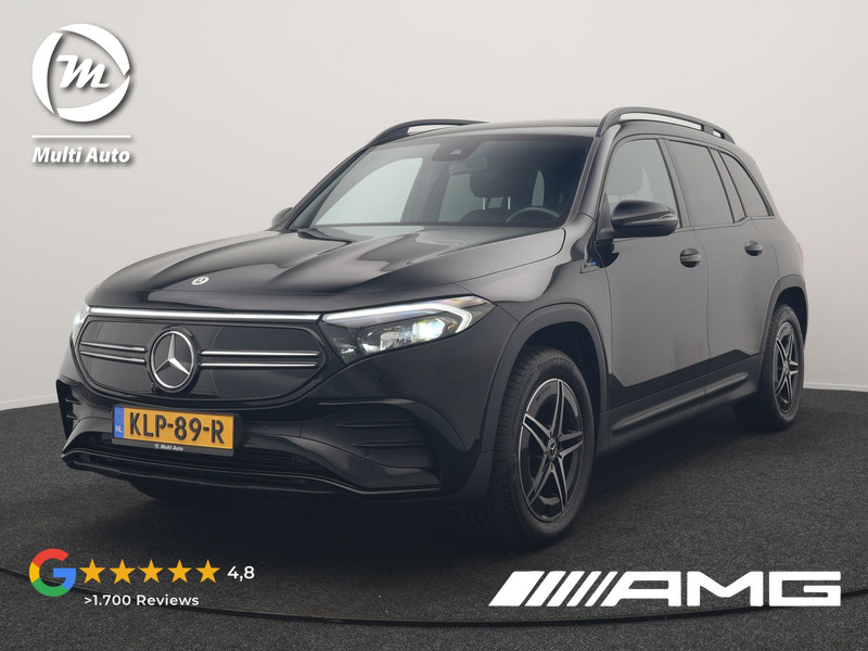 Mercedes-Benz EQB 300 4MATIC AMG Line 69,7 kWh 228pk Dealer O.H. | Camera | MBUX Widescreen Navi | Alcantara Sportstoelen Verwarmd | Sfeerverlichting | Night Pakket | Cruise Control | Virtual | DAB |
