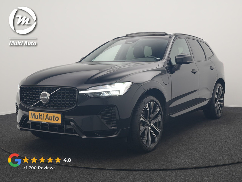 Volvo XC60 T6 AWD R-Design LONG RANGE PHEV 350pk Dealer O.H. | Trekhaak Af Fabriek | Panodak | Adaptive Cruise | Camera | Harman / Kardon | Lederen Sportstoelen Memory & Verwarmd | Keyless | Stuur Verwarmd | Apple Carplay | Google Assistent | DAB | Plug In Hybrid |