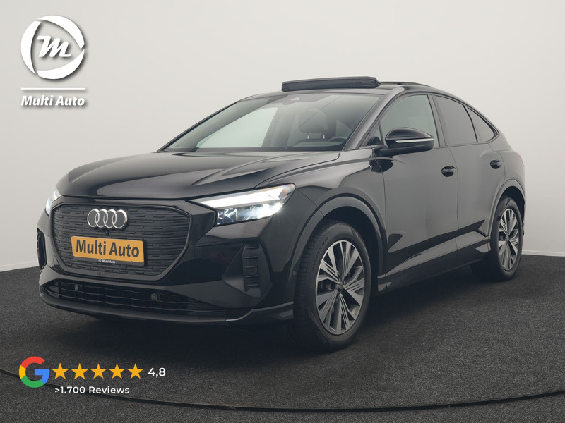 Audi Q4 Sportback E-Tron 40 Advanced edition 82 kWh 204pk Dealer O.H. | Panodak | Adaptive Cruise | Camera | Keyless | Apple Carplay | Stoelverwarming | Navigatie | DAB | Virtual Cockpit | 19"L.M |