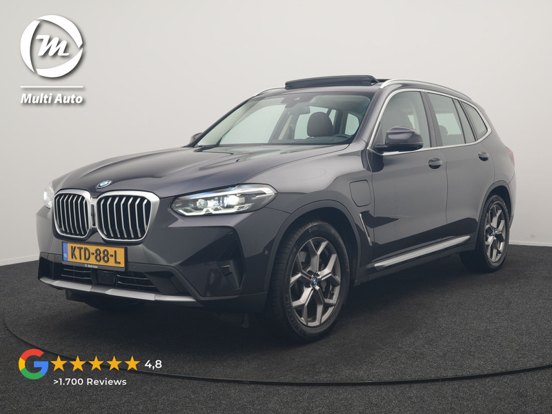 BMW X3 xDrive30e PHEV 293pk Dealer O.H | Panodak | 360 Camera | Adaptive Cruise | Head Up | Lederen Sportstoelen Verwarmd | Keyless | BLIS | Apple Carplay | Navigatie | Virtual | DAB | 19"L.M | Plug In Hybrid |