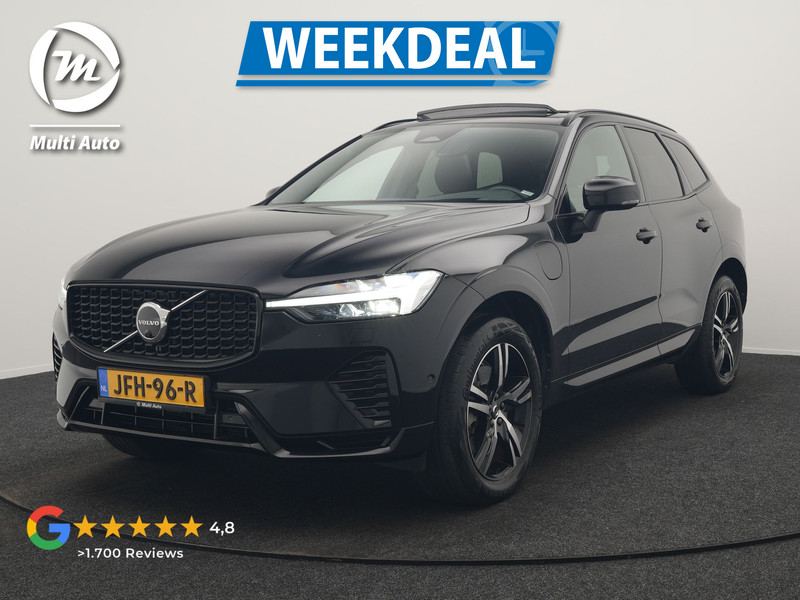 Volvo XC60 T8 AWD Plus Dark LONG RANGE PHEV 456pk Dealer O.H | Panodak | 360 Camera | Adaptive Cruise | Head Up | Adaptieve Full LED Koplampen |  Sportstoelen Memory & Verwarmd | Google Assistant | Apple Carplay | Keyless | Navigatie | Virtual | DAB |  Plug In Hybrid |