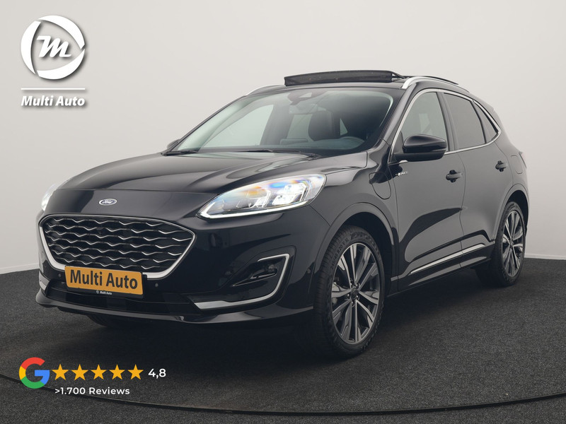 Ford Kuga 2.5 Vignale PHEV 225pk Dealer O.H. | Panodak | Adaptive Cruise | 360 Camera | Bang & Olufsen | Lederen Comfortzetels Memory & Verwarmd | Stuur Verwarmd | Keyless | Blis | Apple Carplay | Navigatie | DAB | Plug In Hybrid |