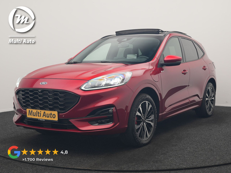Ford Kuga 2.5 ST-Line X PHEV 225pk Dealer O.H. | Panodak | Adaptive Cruise | Head Up | 360 Camera | Alcantara Sportstoelen & Stuur Verwarmd | Bang & Olufsen | Keyless | Blis | Apple Carplay | Navigatie | DAB | Plug In Hybrid