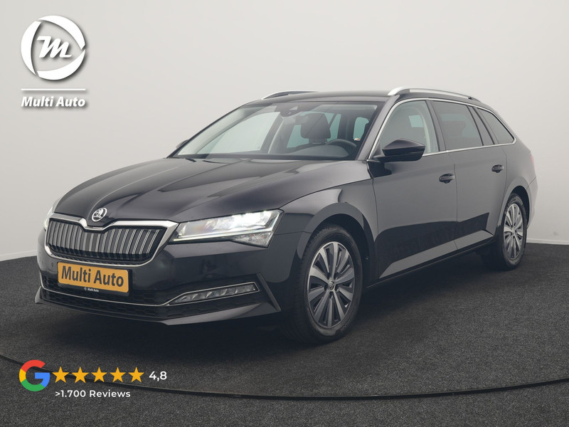 Škoda Superb Combi 1.4 TSI iV Business Edition PHEV 218pk Dealer O.H. | Adaptive Cruise | Camera | Stoelen Verwarmd | Apple Carplay | Navigatie | Crystal LED | DAB | Plug In Hybrid |