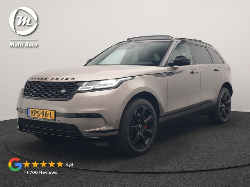 Land Rover Range Rover Velar P400e PHEV 400pk | Panodak | Adaptive Cruise | Camera | Meridian Audio | Lederen Sportstoelen Memory | Apple Carplay | Blis | Keyless | Navigatie | DAB | 20"L.M | Plug In Hybrid |