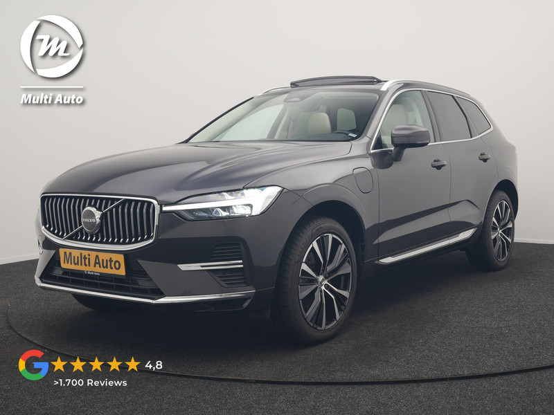 Volvo XC60 T6 AWD Plus Bright LONG RANGE PHEV 350pk Dealer O.H. | Panodak | Adaptive Cruise | Camera | Lederen Sportstoelen Memory & Verwarmd | Blis | Keyless | Apple Carplay | Stuur Verwarmd | Google Assistent | Plug In Hybrid |