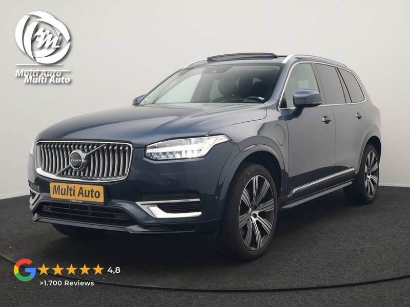Volvo XC90 T8 Recharge AWD Inscription 7 Persoons  PHEV 395pk Dealer O.H | Panodak | Head Up | Adaptive Cruise | Nappa  Lederen Sportstoelen Memory & Verwarmd | Harman / Kardon | 360 Camera | Blis | Apple Carplay | Keyless | Navigatie | Virtual | 21" L.M | DAB | Plug In Hybrid |