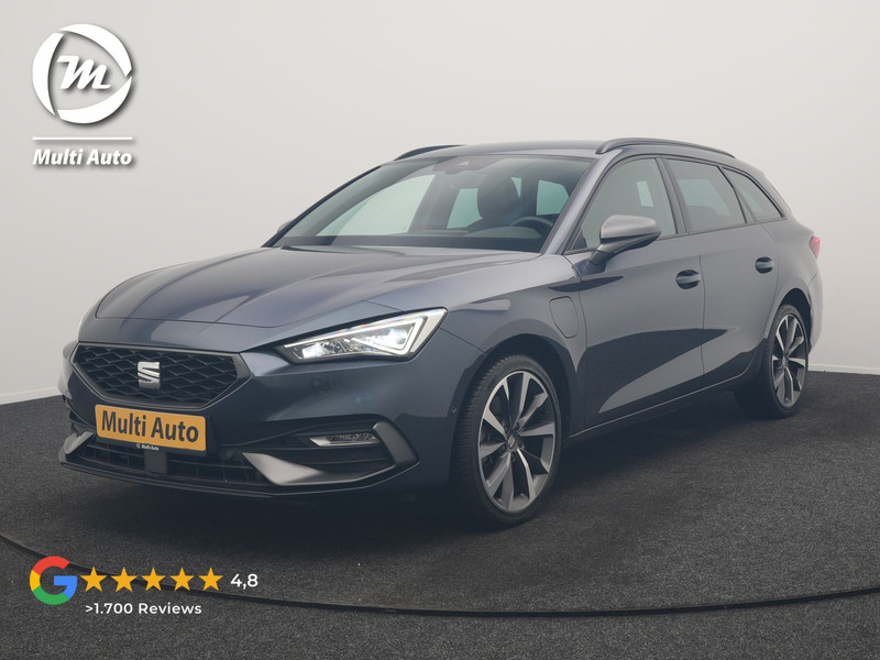 Seat Leon 1.4 TSI eHybrid FR PHEV 204pk Dealer O.H. | Adaptive Cruise | Camera | Alcantara Sportstoelen Memory & Verwarmd | Matrix LED | Adaptive Onderstel | Stuur Verwarmd | Sfeerverlichting | Apple Carplay | Navigatie | DAB | Plug In Hybrid |