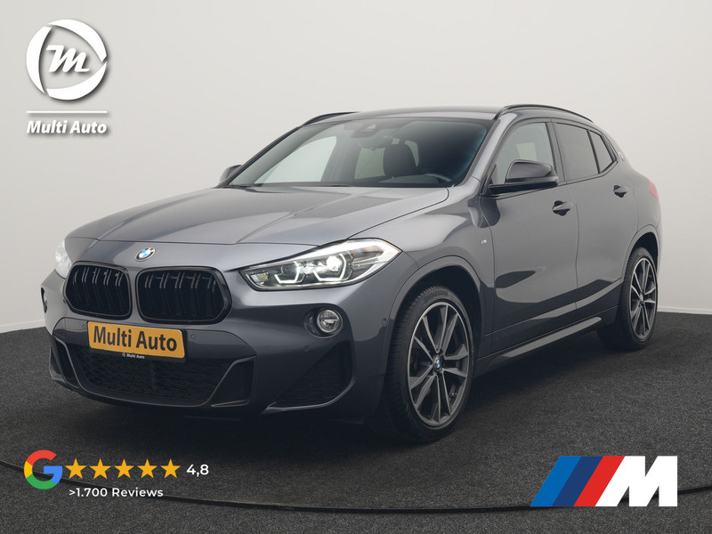 BMW X2 sDrive18i M Sport 140pk Dealer O.H. | Camera | Lederen Sportstoelen Verwarmd | Led Koplampen | Sfeerverlichting | Standkachel | Navigatie | DAB | 19''L.M. |