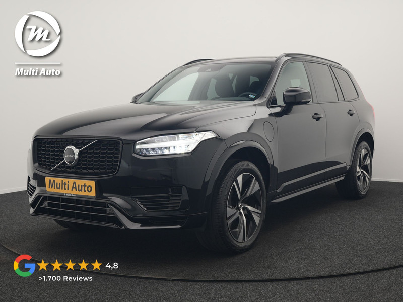 Volvo XC90 T8 Recharge AWD R-Design 7 Persoons LONG RANGE PHEV 455pk Dealer O.H. | Adaptive Cruise | 360 Camera | Lederen Sportstoelen Memory & Verwarmd | Apple Carplay | Stuur Verwarmd | Keyless | Blis | Navigatie | DAB | Virtual | Plug In Hybrid |