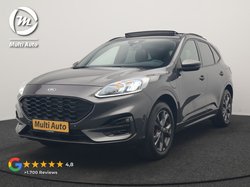 Ford Kuga 2.5 PHEV ST-Line X 225pk Dealer O.H. | Trekhaak Af Fabriek | Panodak | Adaptive Cruise | 360 Camera | Alcantara Sportstoelen & Stuur Verwarmd | Bang & Olufsen | Keyless | Blis | Apple Carplay | Navigatie | DAB | Plug In Hybrid