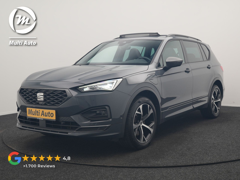 Seat Tarraco 1.4 TSI e-Hybrid FR Business Intense PHEV 245pk Dealer O.H. | Trekhaak Af Fabriek | Panodak | Adaptive Cruise | 360 Camera | Sportstoelen Memory & Verwarmd | Keyless | Blis | Stuur Verwarmd | Apple Carplay | Navigatie | DAB | 19" L.M | Plug In Hybrid
