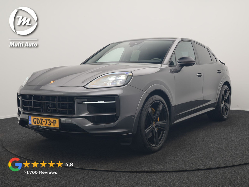 Porsche Cayenne Coupé 3.0 E-Hybrid PHEV | MY 2024 Facelift | Trekhaak Af Fabriek | Panodak | Luchtvering | Sportuitlaat | PDLS+ | Sport Chrono | InnoDrive Adaptive Cruise | SportDesign | Head up | Soft Close | 22"L.M | 360 Camera | Plug In Hybrid |