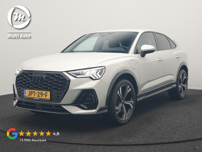 Audi Q3 Sportback 45 TFSI e 2x S Line PHEV 245pk Dealer O.H | Adaptive Cruise | Camera | Blis | Matrix LED | Sportstoelen Verwarmd | Sfeerverlichting | Navigatie | DAB | 20"L.M | Virtual | Plug In Hybrid |