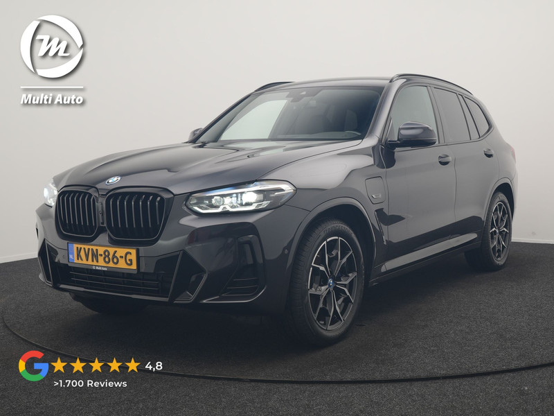 BMW X3 xDrive30e M Sport PHEV 293pk Dealer O.H | Trekhaak Af Fabriek | Camera | Cruise Control | Lederen Sportstoelen Verwarmd | Sfeerverlichting | Apple Carplay | Navigatie | Virtual | DAB | 19"L.M | Plug In Hybrid |