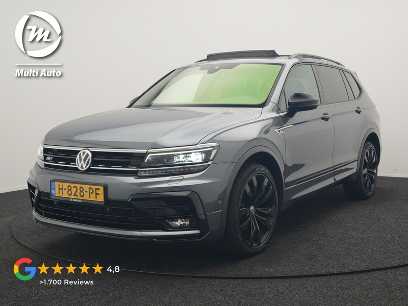 Volkswagen Tiguan Allspace 1.5 TSI Highline DSG R-Line 7 Persoons 150pk | Panodak | Adaptive Cruise | Camera | Alcantara Sportstoelen Massage & Verwarmd | Keyless | BLIS | Navigatie | Virtual | DAB | 20"L.M |