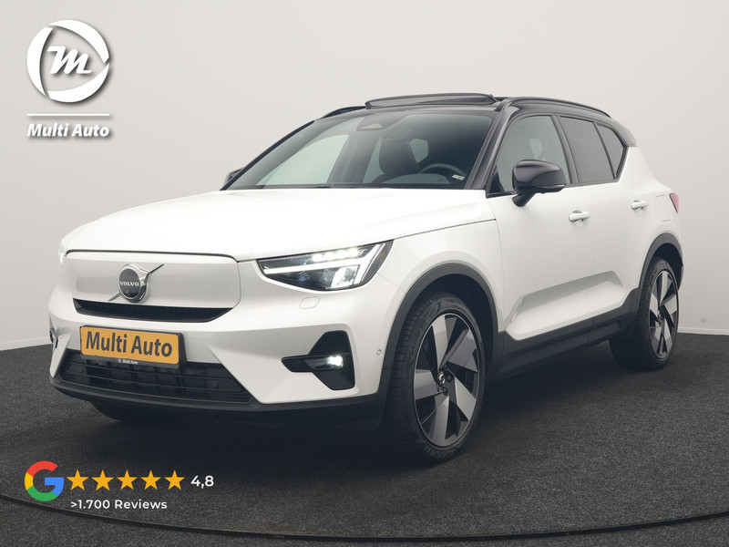 Volvo XC40 Recharge Ultimate 69 kWh 231pk Dealer O.H. | Panodak | Warmtepomp | 360 Camera | Adaptive Cruise | Harman / Kardon | Sportstoelen Memory & Verwarmd | Blis | Keyless | Pilot Assist | Apple Carplay | Stuur Verwarmd | Google Assistent &  | 20"L.M |