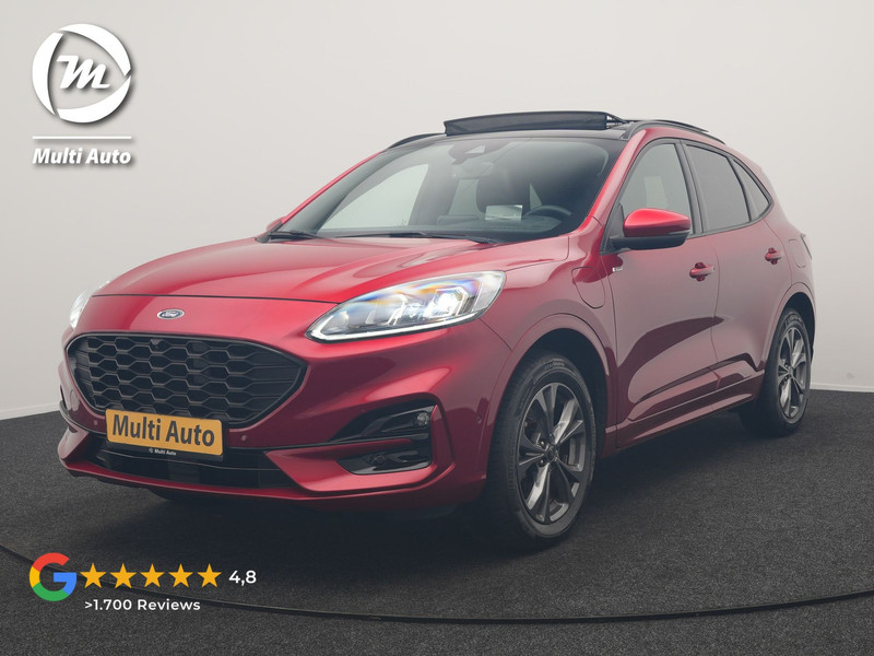 Ford Kuga 2.5 PHEV ST-Line X 225pk Dealer O.H. | Trekhaak Af Fabriek | Panodak | Adaptive Cruise | Head Up | 360 Camera | Bang & Olufsen | Sportstoelen & Stuur Verwarmd | Keyless | Blis | Apple Carplay | Navigatie | DAB | Plug In Hybrid |