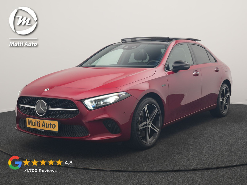 Mercedes-Benz A-Klasse 250 e Premium PHEV 218pk Dealer O.H | Trekhaak Af Fabriek | Panodak | Adaptive Cruise | Multibeam LED | Burmester Audio | 360 Camera | Lederen Sportstoelen Massage & Memory | Keyless | Stuur & Stoelverwarming | Apple Carplay |  Navigatie | Virtual | DAB | 18"L.M | Plug In Hybrid |