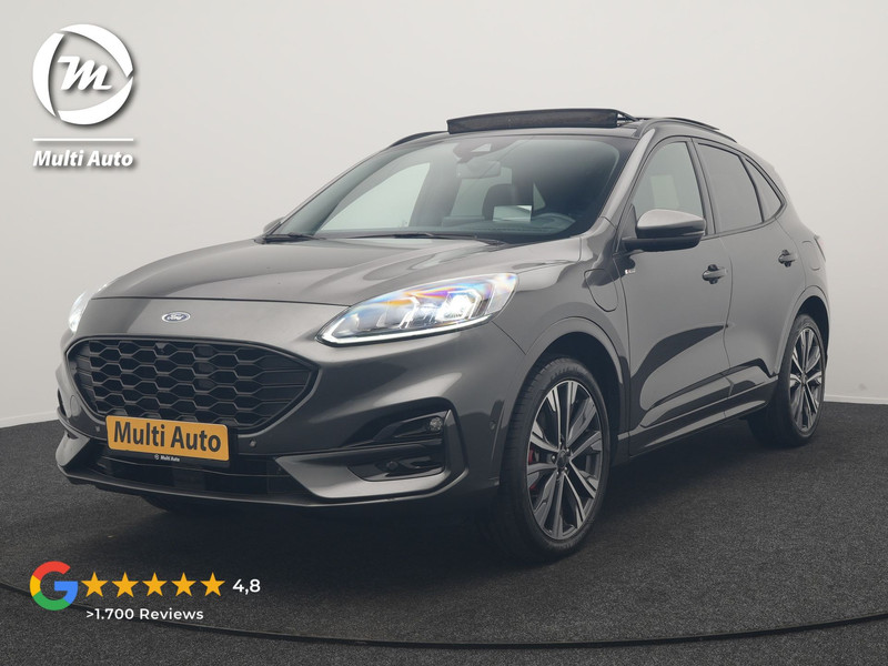 Ford Kuga 2.5 PHEV ST-Line X 225pk Dealer O.H | Trekhaak Afn. | Panodak | Adaptive Cruise | Head Up | 360 Camera | Bang & Olufsen | Alcantara Sportstoelen Verwarmd | Stuur Verwarmd | Blis | Apple Carplay | Keyless | Navigatie | DAB | 20"L.M | Plug In Hybrid |