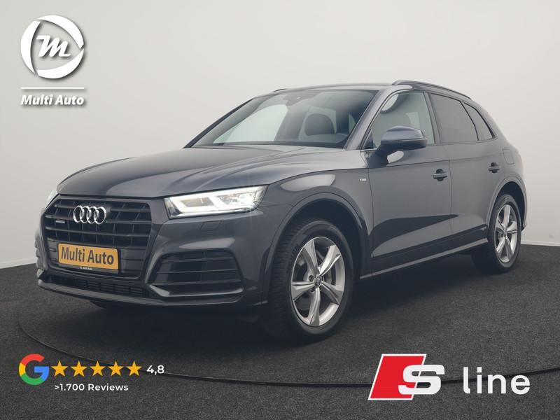 Audi Q5 50 TFSI e Quattro 2x S Line PHEV 300pk | Trekhaak Af Fabriek | Virtual Cockpit | Camera | Sportstoelen Verwarmd | Keyless | Blis | Apple Carplay | Navigatie | DAB | Cruise Control | Plug In Hybrid |