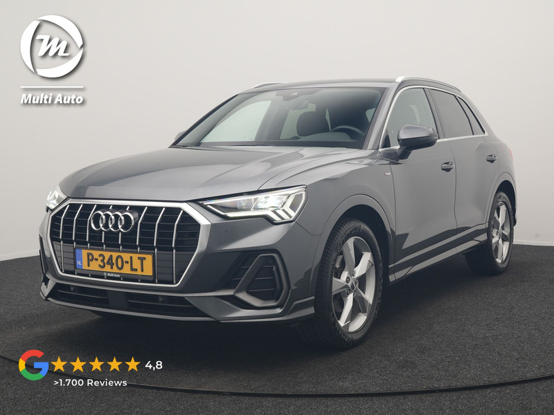 Audi Q3 35 TFSI S Line Pro Line S 150pk | Trekhaak | Cruise Control | Sportstoelen Verwarmd | Blis | DAB | Navigatie | 19"L.M
