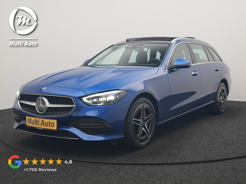 Mercedes-Benz C-klasse Estate 300 e Avantgarde PHEV 313pk Dealer O.H | Trekhaak Af Fabriek | Panodak | Adaptive Cruise | Head Up | 360 Camera | Digital LED | Lederen Sportstoelen Verwarmd | Keyless | Sfeerverlichting | Apple Carplay | Virtual | Navigatie | DAB | Plug In Hybrid |