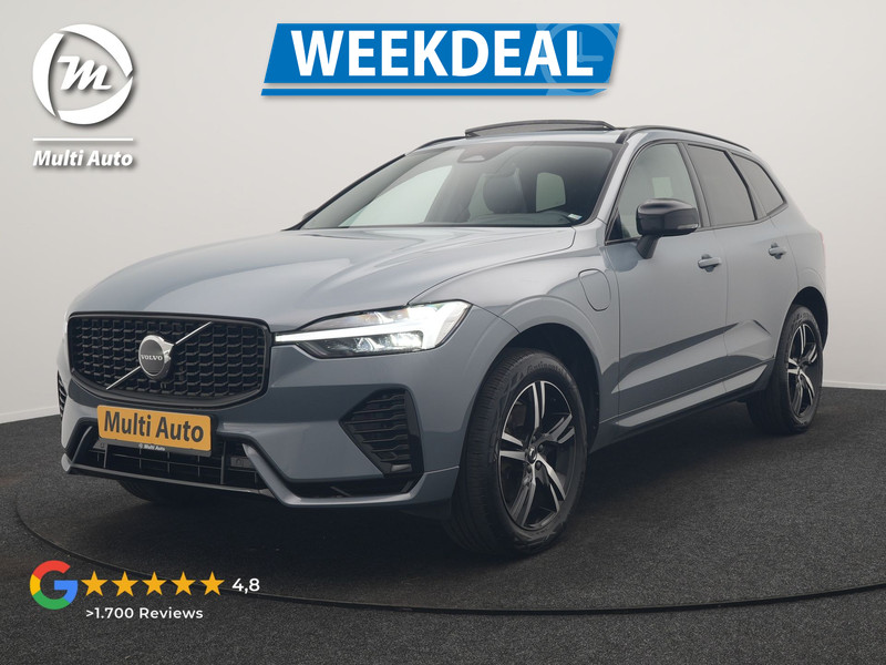 Volvo XC60 T6 AWD R-Design LONG RANGE PHEV 350pk Dealer O.H. | Panodak | Camera | Sportstoelen Memory & Verwarmd | Stuur Verwarmd | Google Assistent | Keyless | Cruise Control | Apple Carplay | DAB | Plug In Hybrid |
