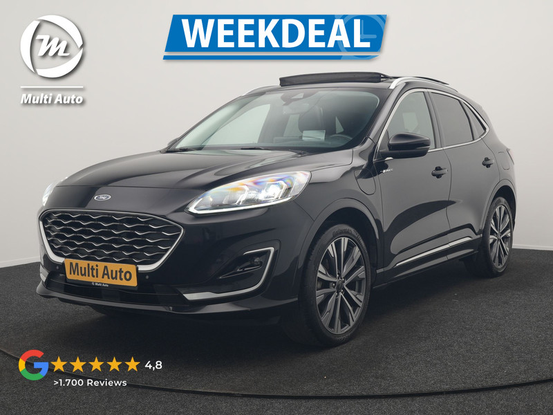 Ford Kuga 2.5 Vignale PHEV 225pk Dealer O.H. | SOH 96,3% | Panodak | Head Up | Camera | Bang & Olufsen | Lederen Comfortstoelen Memory & Verwarmd | Stuur Verwarmd | Navigatie | DAB | Virtual | 20"L.M | Cruise Control | Plug In Hybrid |