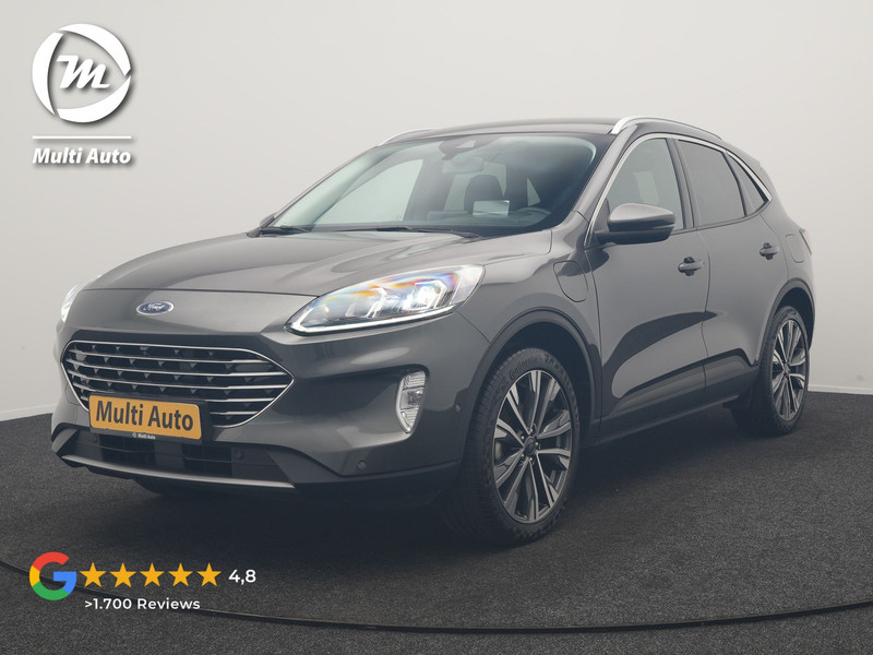 Ford Kuga 2.5 PHEV Titanium X 225pk Dealer O.H. | Trekhaak Af Fabriek | Adaptive Cruise | Head Up | 360 Camera | Sportstoelen & Stuur Verwarmd | BLIS | Keyless | Apple Carplay | Navigatie | DAB | 20"L.M |