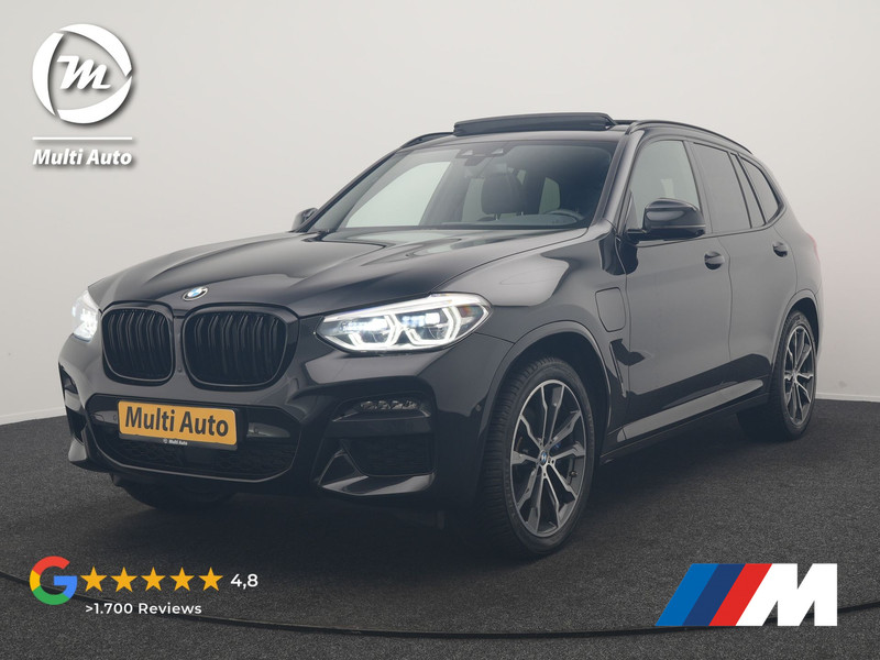 BMW X3 xDrive30e M Sport PHEV 293pk Dealer O.H. | Trekhaak Af Fabriek | Panodak | Adaptive Cruise | 360 Camera | Harman / Kardon | Lederen Sportstoelen Memory & Verwarmd | BLIS | Keyless | Sfeerverlichting | Stuur Verwarmd | Apple Carplay  | Plug In Hybrid |