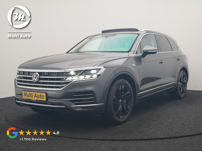 Volkswagen Touareg 3.0 TSi eHybrid 4MOTION PHEV 381pk Dealer O.H. | SOH 91,3% | Trekhaak Af Fabriek | Luchtvering | Panodak | Adaptive Cruise | Dynaudio | 360 Camera | Head Up | Lederen Comfortstoelen Memory & Verwarmd | Sfeerverlichting | Stuur Verwarmd |  Keyless | Apple Carplay | 20"L.M | Plug In Hybrid |