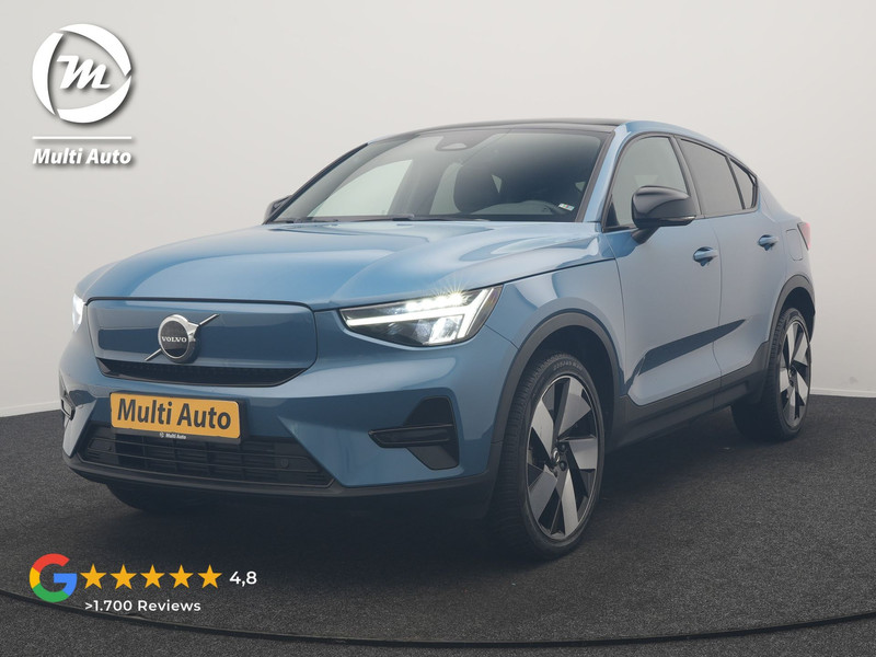 Volvo C40 Recharge Core 69 kWh 231pk Dealer O.H. | SOH 93,8% | Panodak | Camera | Google Assistent | Lederen Sportstoelen & Stuur Verwarmd | Apple Carplay | Cruise Control | Navigatie | DAB |