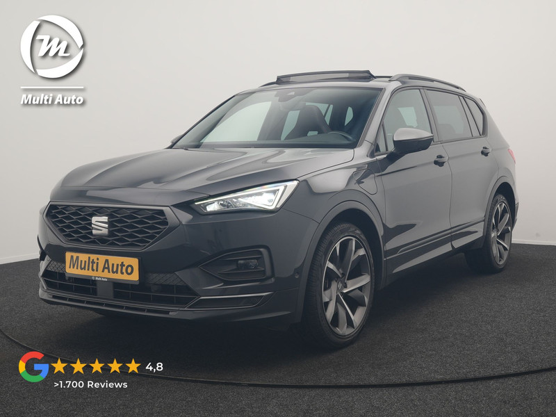 Seat Tarraco 1.4 TSI e-Hybrid PHEV FR 245pk Dealer O.H | Panodak | Adaptive Cruise | Camera | Sportstoelen Memory & Verwarmd | Apple Carplay | Keyless | Lane Assist | Navigatie | Virtual | DAB | 20"L.M |