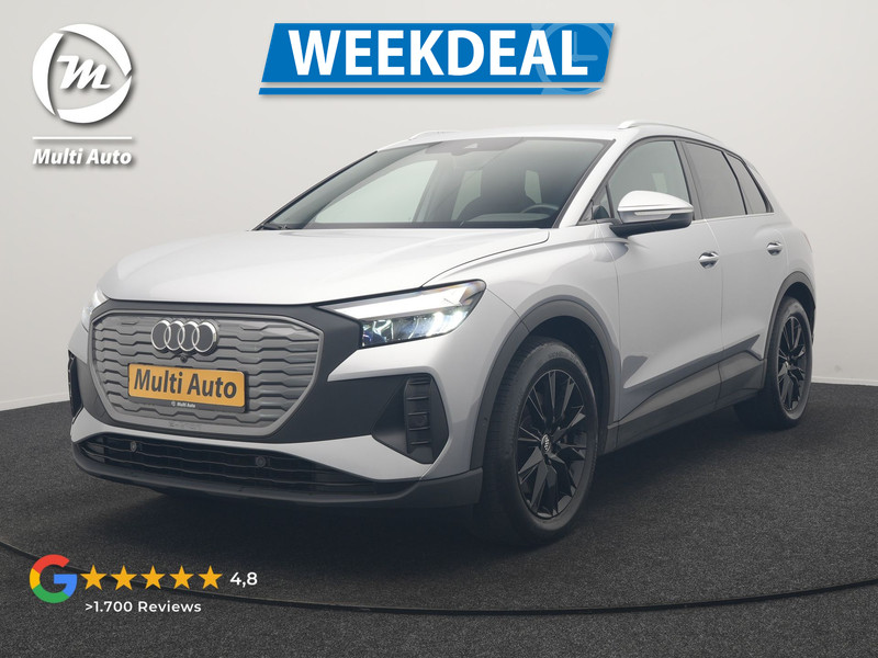 Audi Q4 E-Tron 40 Advanced edition 77 kWh 204pk Dealer O.H | Trekhaak Af Fabriek | Adaptive Cruise | Camera | Sportstoelen | Stuur Verwarmd | Navigatie | DAB | Virtual Cockpit | 19"L.M |