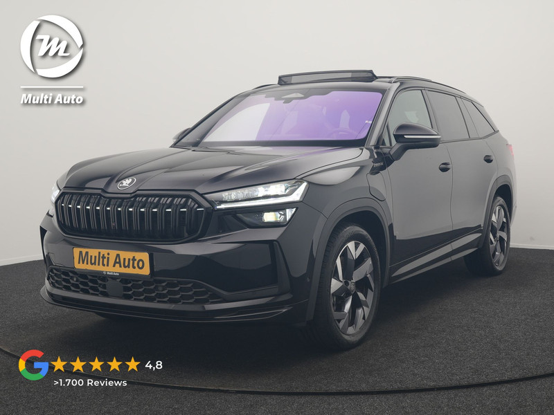 Škoda Kodiaq 1.5 TSI Sportline Business PHEV 204pk Dealer O.H | Panodak | Trekhaak Af Fabriek | Adaptive Cruise | Head Up | 360 Camera | Canton | Alcantara Sportstoelen Memory & Verwarmd | Stuur Verwarmd | Keyless | Sfeerverlichting | Apple Carplay | DAB | Navigatie | Virtual | 19"L.M | Plug In Hybrid |