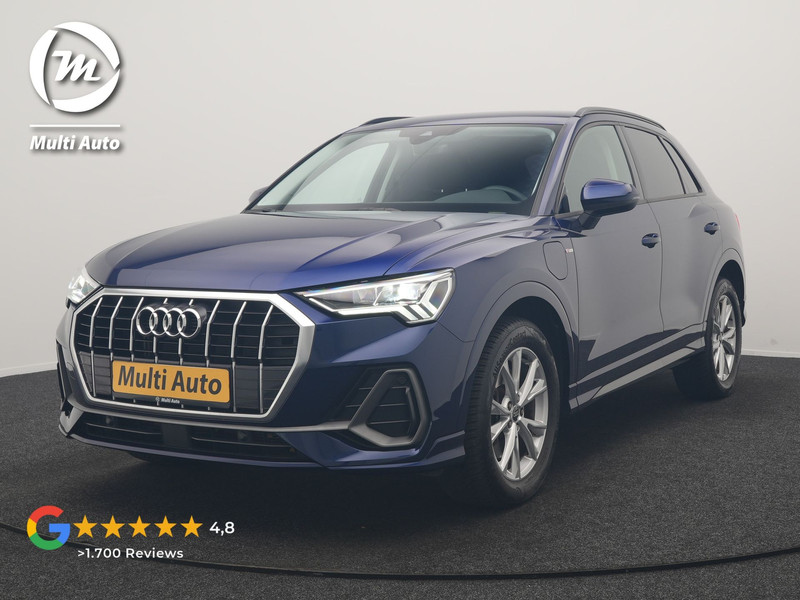 Audi Q3 45 TFSI e S Line PHEV 245pk Dealer O.H | Adaptive Cruise | Camera | Matrix LED | Sportstoelen Verwarmd | DAB | Navigatie | Virtual | 18"L.M | Plug In Hybrid |
