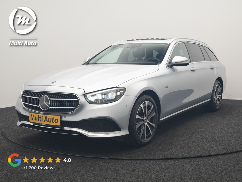 Mercedes-Benz E-klasse Estate 300 e Luxury Line PHEV 320pk Dealer O.H. | SOH 88,7% | Schuif-/kantel Dak | Adaptive Cruise | Camera | Multi Beam LED | Sportstoelen Verwarmd | Sfeerverlichting | BLIS | Apple Carplay | Widescreen Navi | DAB | Plug In Hybrid |