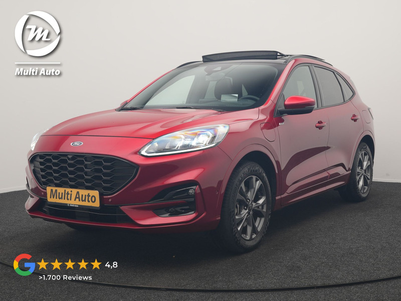 Ford Kuga 2.5 ST-Line X PHEV 225pk Dealer O.H | SOH 85,3% | Panodak | Trekhaak Af Fabriek | Adaptive Cruise | 360 Camera | Bang & Olufsen | Head Up | Alcantara Sportstoelen & Stuur Verwarmd Keyless | Blis | Pilot Assist | Apple Carplay | Navigatie |