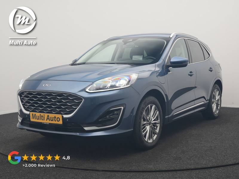 Ford Kuga 2.5 PHEV Vignale 225pk Dealer O.H. | Adaptive Cruise | Head Up | 360 Camera | Bang & Olufsen | Lederen Sportstoelen Memory & Verwarmd | BLIS | Keyless | Stuur Verwarmd | Apple Carplay | Navigatie | DAB | Plug In Hybrid |